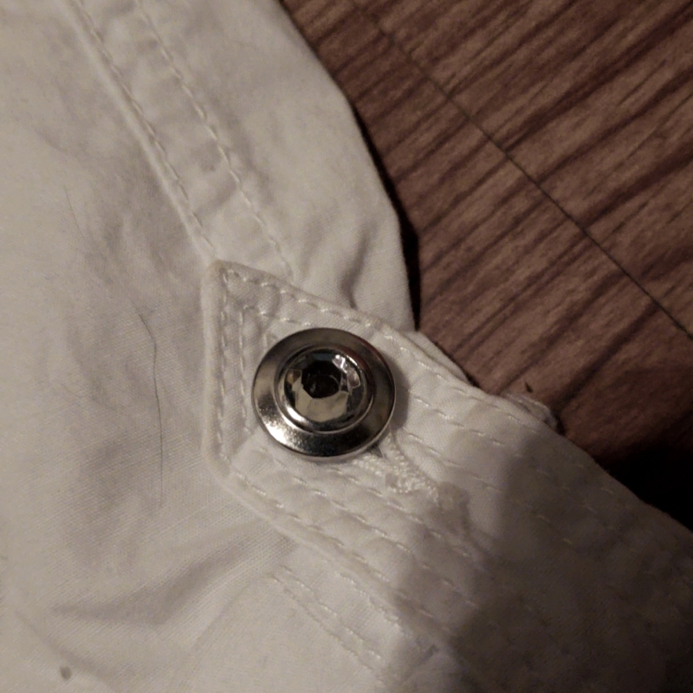 Roll Tab Shorts w/Bling! - Picture 4 of 8